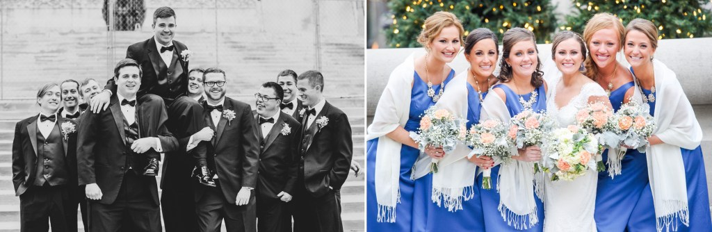 Monument Circle Indianapolis Wedding Pictures